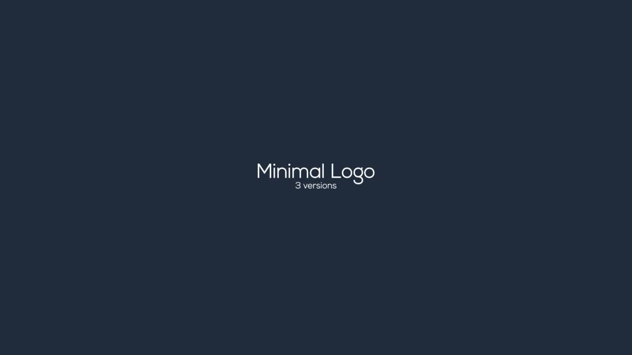 Minimalism Logo Videohive 15765067 After Effects Image 1