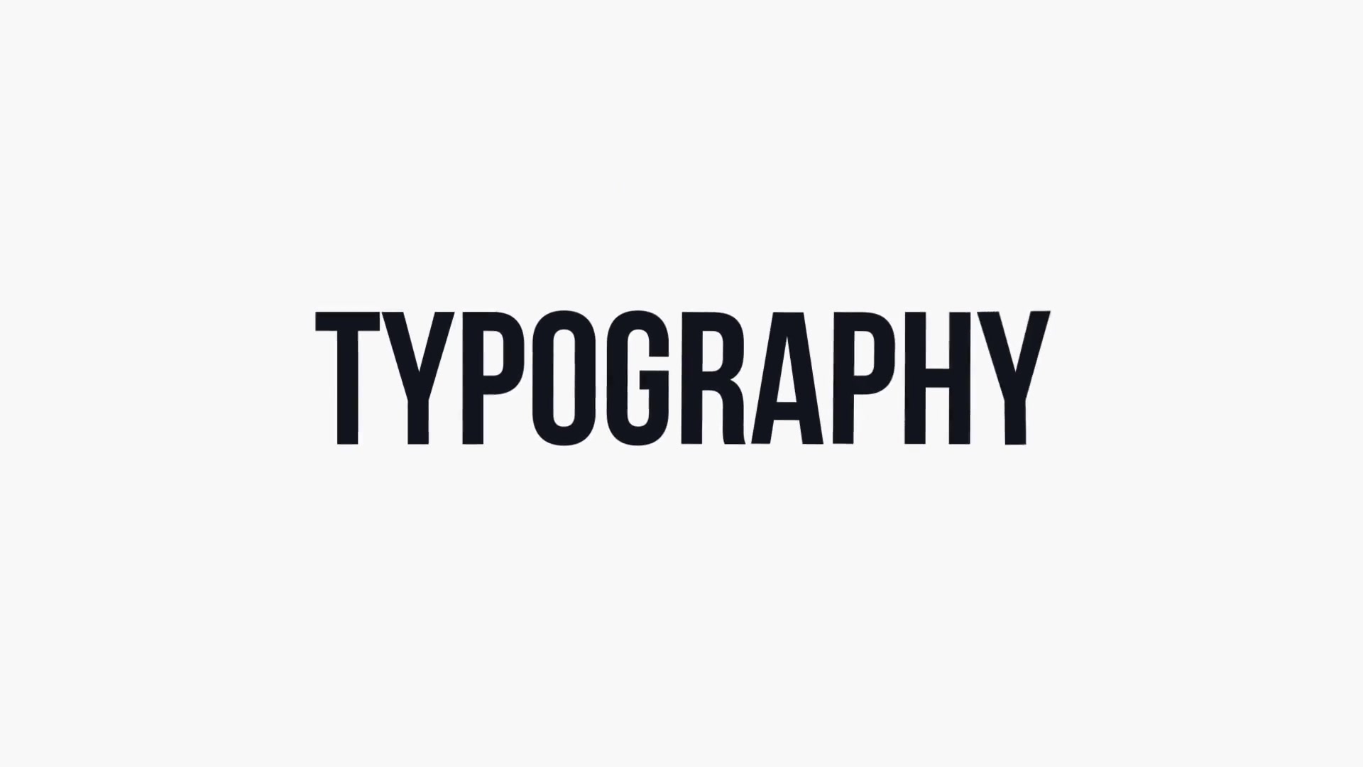 Minimalism Typography - Download Videohive 21869371