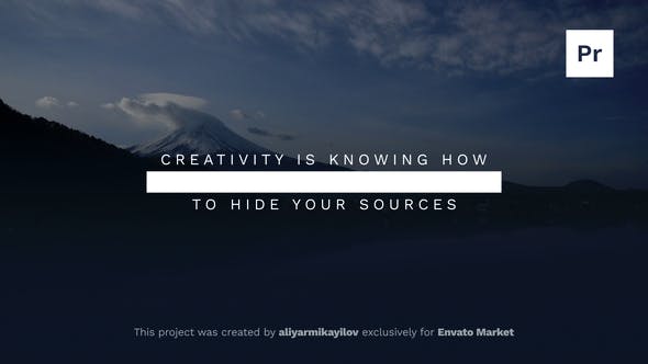 Minimalist Animated Titles for Premiere Pro - 34377904 Download Videohive