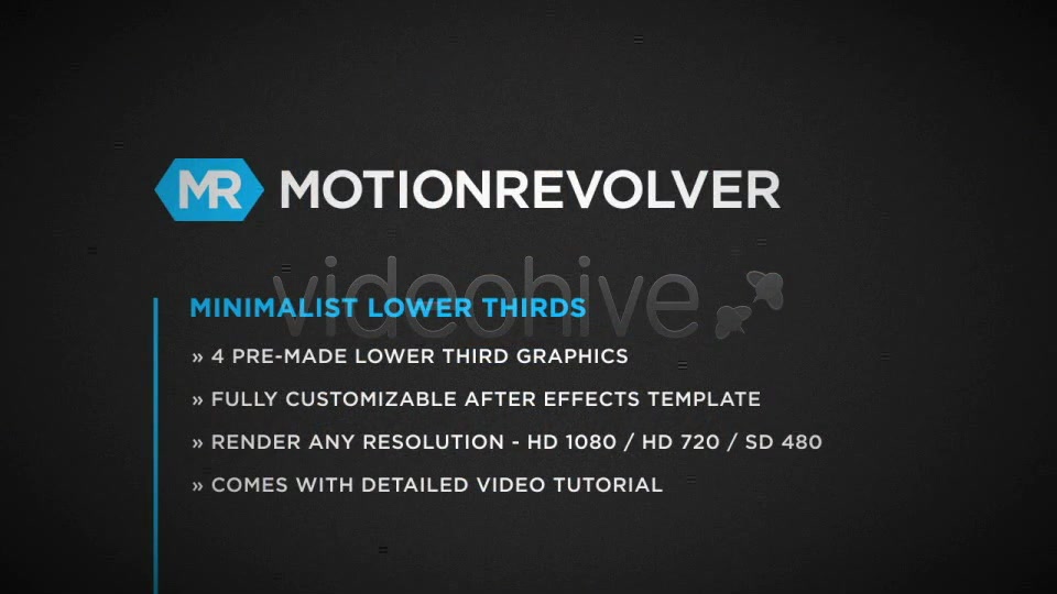 Minimalist Lower Thirds - Download Videohive 231564