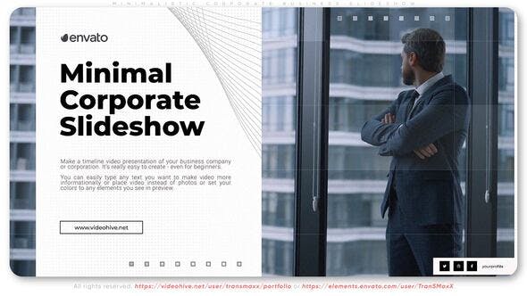 Minimalistic Corporate Business Slideshow - Download Videohive 53438324