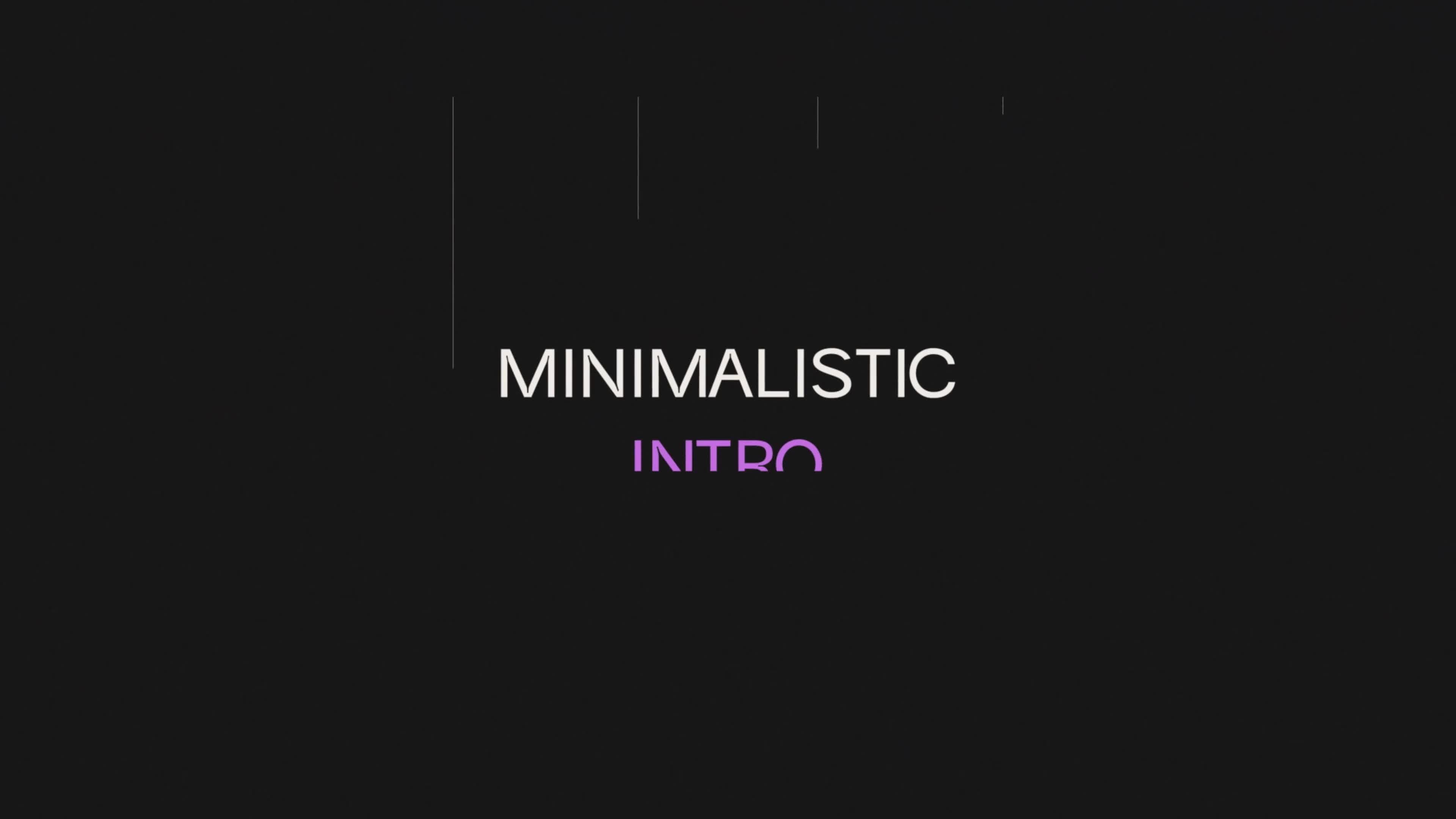 Minimalistic Intro Videohive 39361887 After Effects Image 1