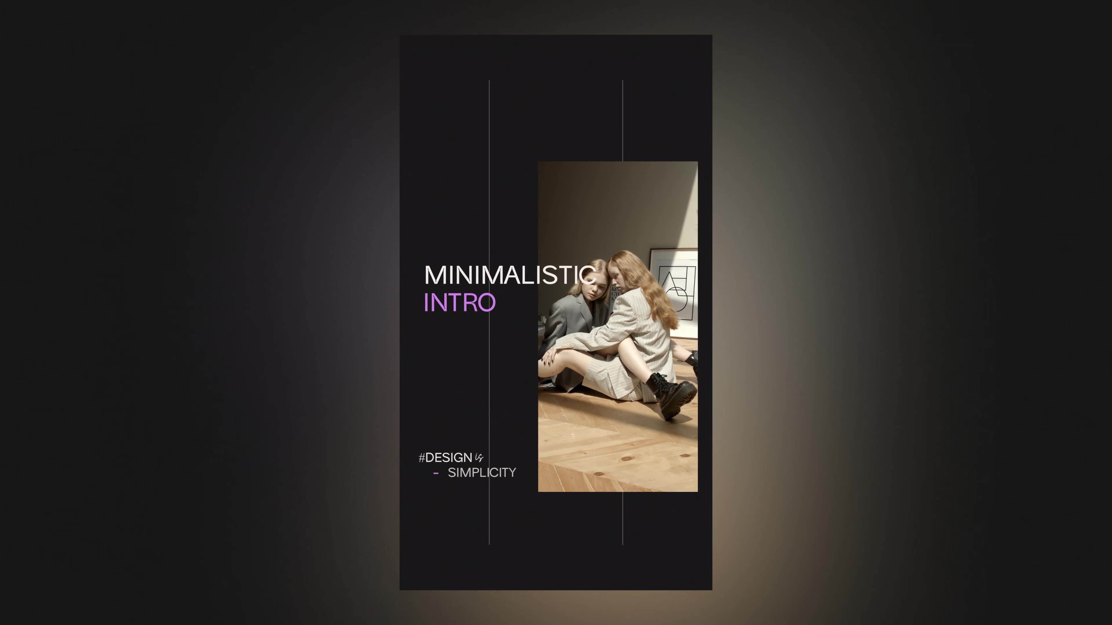 Minimalistic Intro | Vertical Videohive 39399073 After Effects Image 2