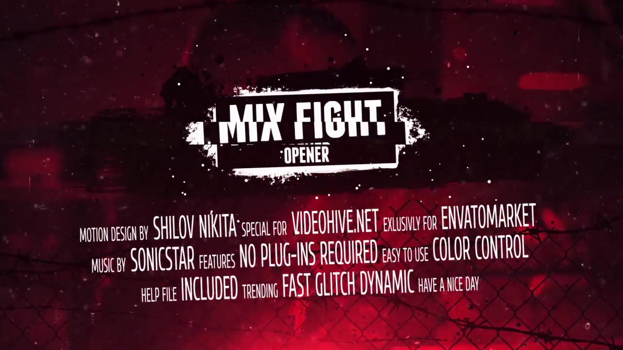 Mix Fight Opener Videohive 14500904 After Effects Image 11
