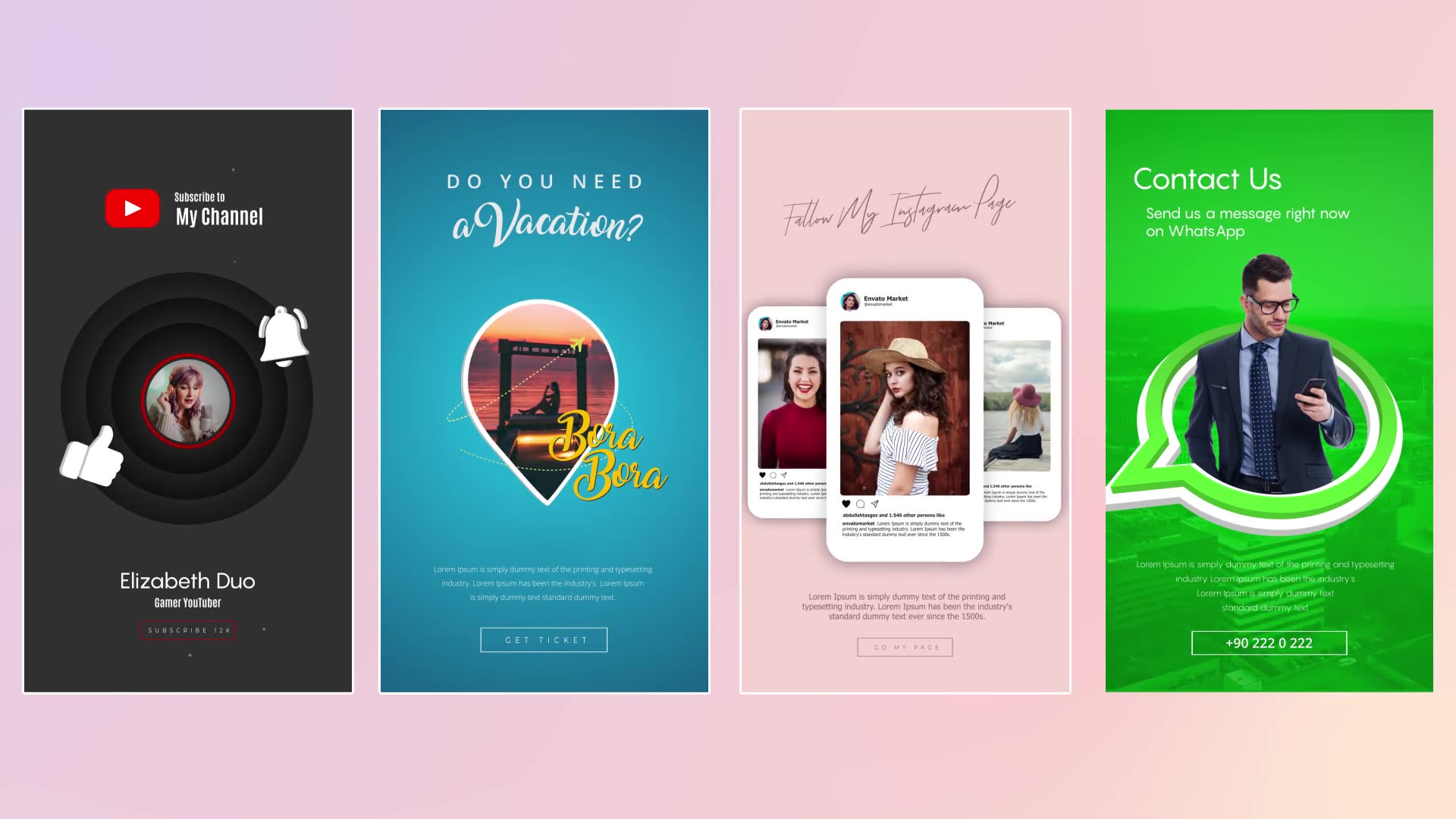 Mixed Instagram Stories Videohive 31289057 After Effects Image 2