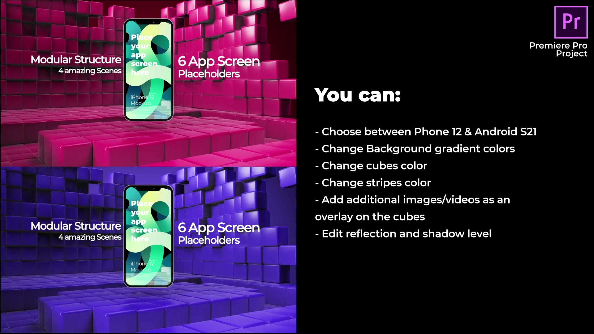 Mobile App Presentation App Promo Kit Phone 13 App Demo App Demonstration Video Premiere Pro Videohive 33897551 Premiere Pro Image 11