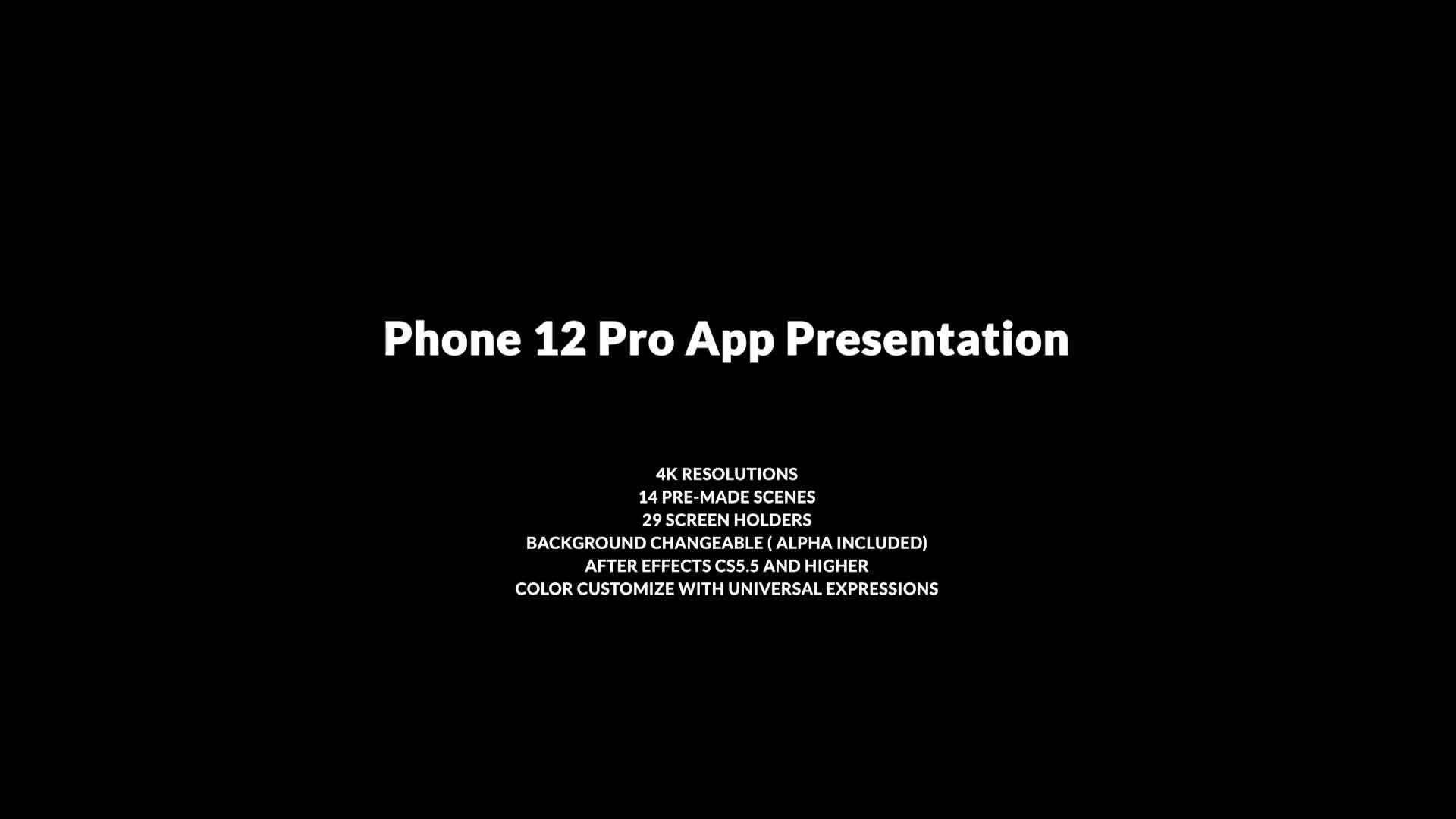 Mobile App Promo | Phone 12 Pro Mockup Videohive 29879390 After Effects Image 1