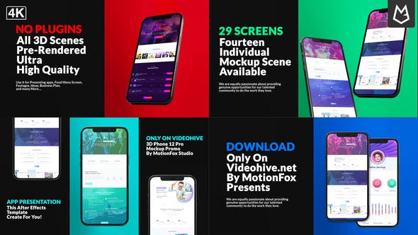 Mobile App Promo | Phone 12 Pro Mockup - Download Videohive 29879390