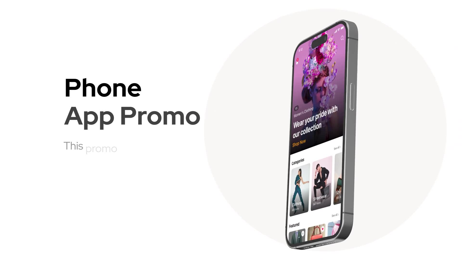 Mobile App Promo Phone 14 Pro Videohive 39727608 After Effects Image 2