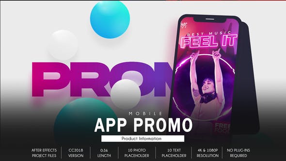 Mobile App Promo Typography B105 - Download Videohive 33323163