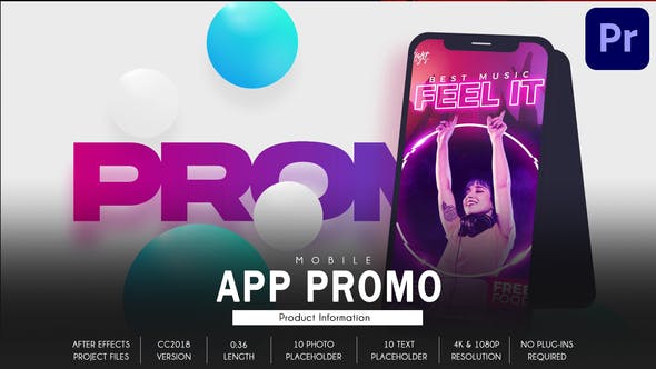 Mobile App Promo Typography Mogrt 105 - Videohive 36267775 Download