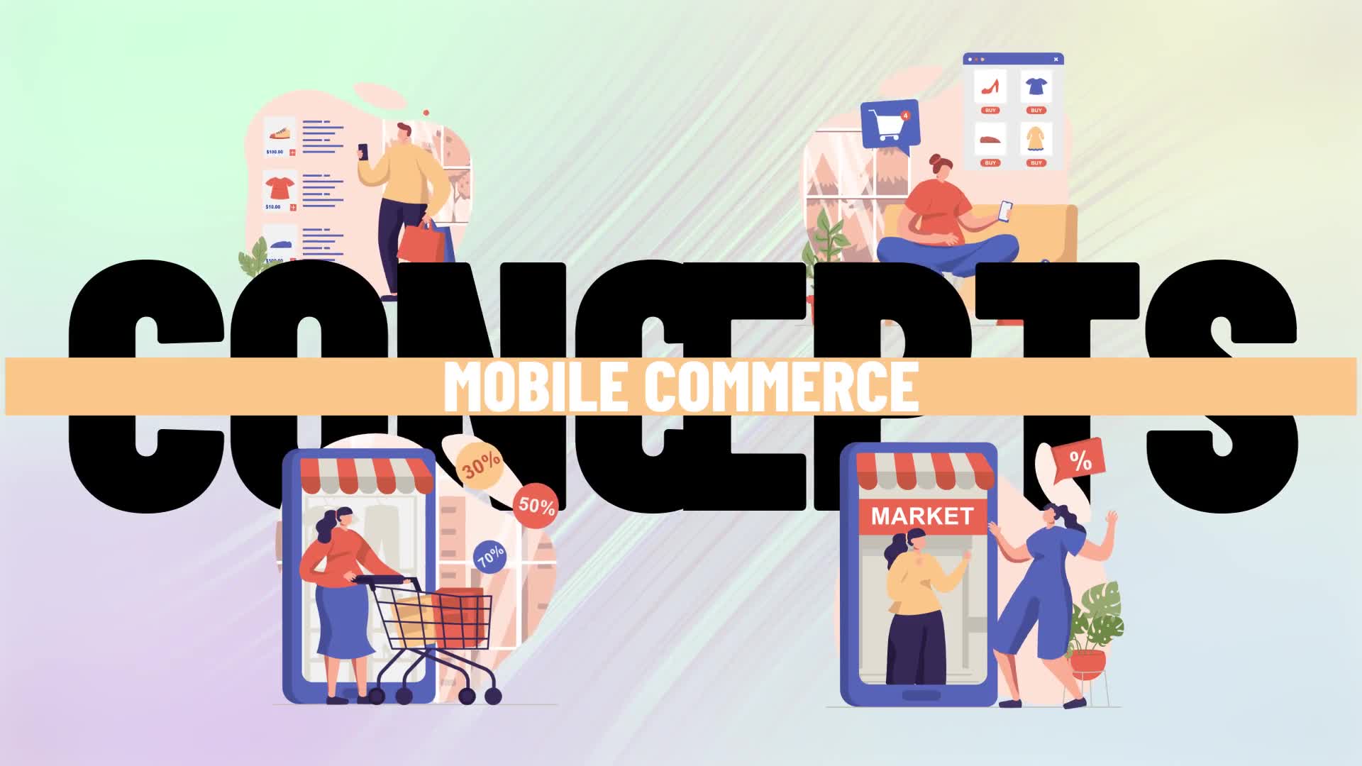 Mobile commerce Scene Situation Videohive 36653944 After Effects Image 2