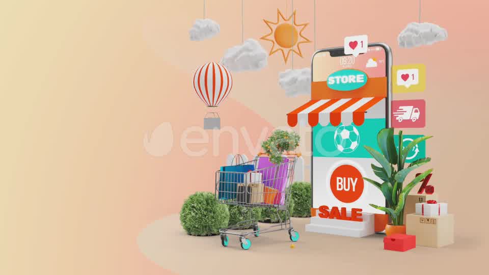 Mobile Online Shopping AE Project Videohive 28782295 After Effects Image 12