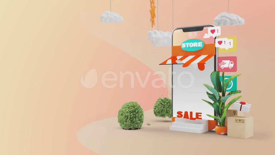 Mobile Online Shopping AE Project Videohive 28782295 After Effects Image 3