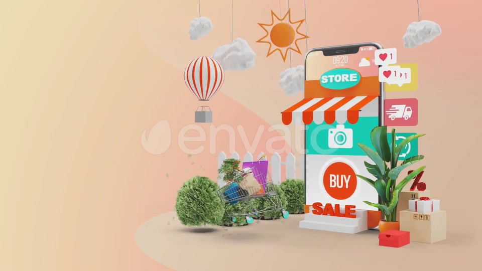 Mobile Online Shopping AE Project Videohive 28782295 After Effects Image 4