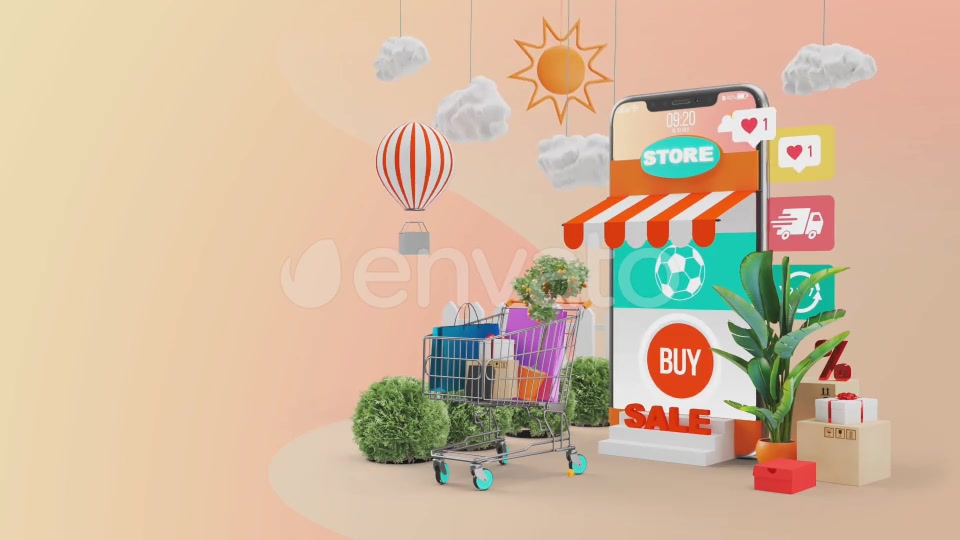 Mobile Online Shopping AE Project Videohive 28782295 After Effects Image 5