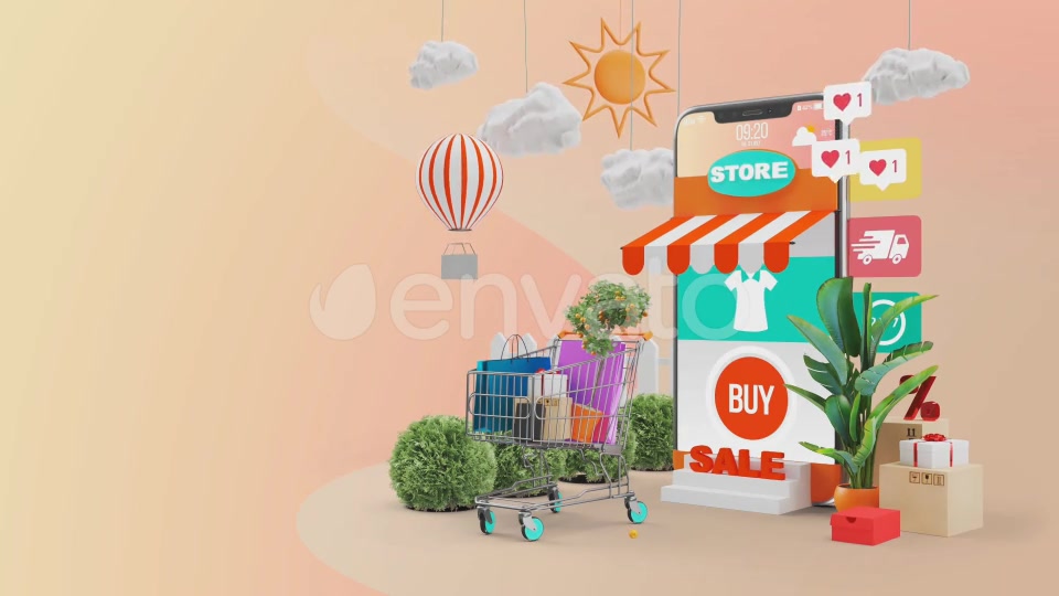Mobile Online Shopping AE Project Videohive 28782295 After Effects Image 6