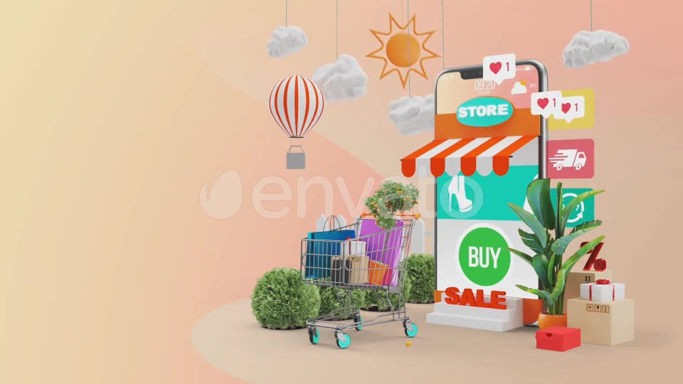 Mobile Online Shopping AE Project Videohive 28782295 After Effects Image 8