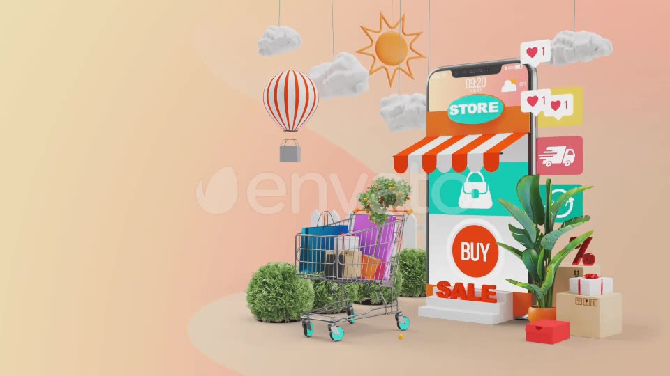 Mobile Online Shopping AE Project Videohive 28782295 After Effects Image 9