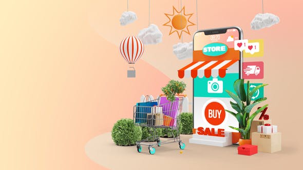 Mobile Online Shopping AE Project - Download 28782295 Videohive