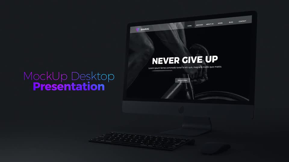 Mockup Desktop // Website Presentation Videohive 23148780 After Effects Image 1