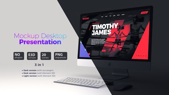 Mockup Desktop // Website Presentation - Videohive 23148780 Download