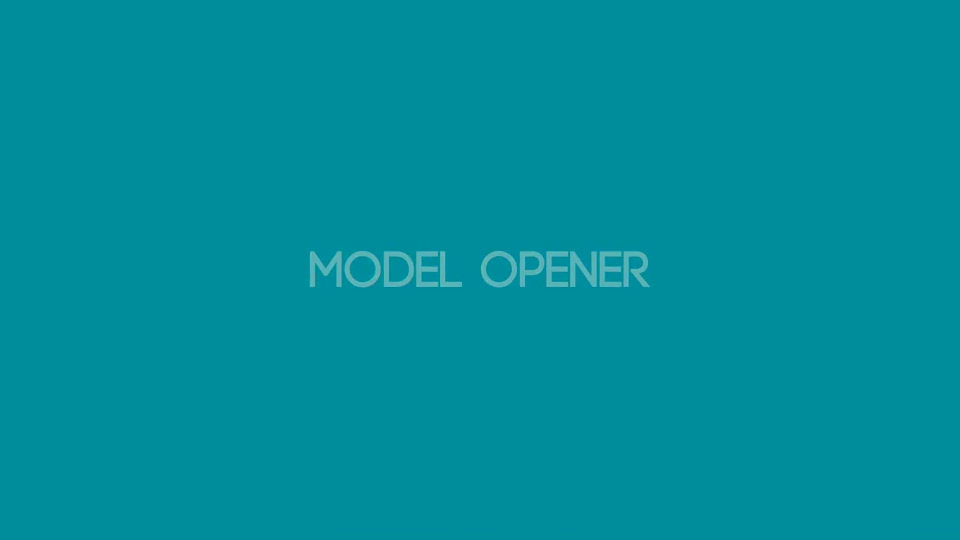 Model Opener Videohive 19152588 After Effects Image 2