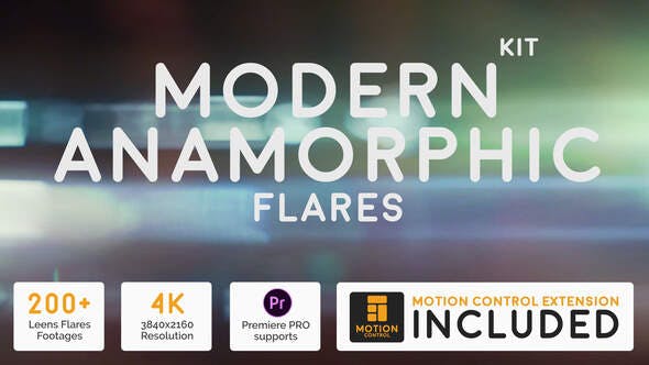 Modern Anamorphic Flares Kit - 25575409 Videohive Download