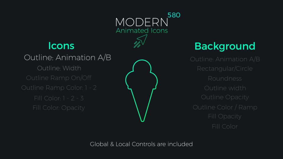 Modern Animated Icons Library Videohive 18796846 After Effects Image 1