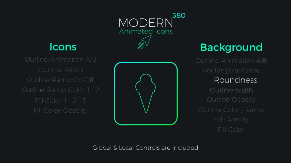 Modern Animated Icons Library Videohive 18796846 After Effects Image 2