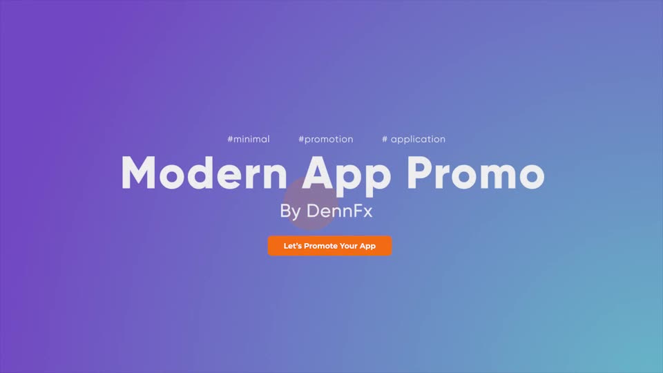 Modern App Promo Videohive 39034591 After Effects Image 1