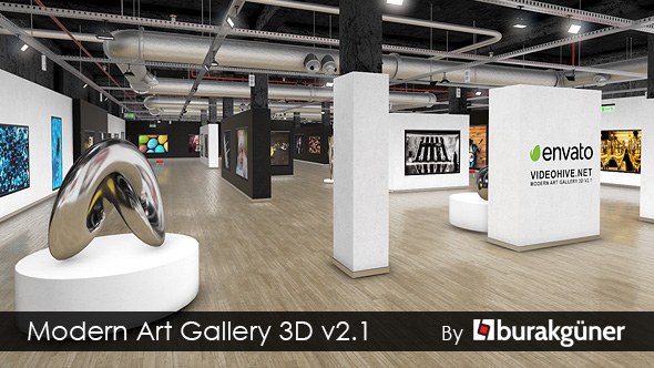 Modern Art Gallery 3D v2.1 - Download Videohive 15929195