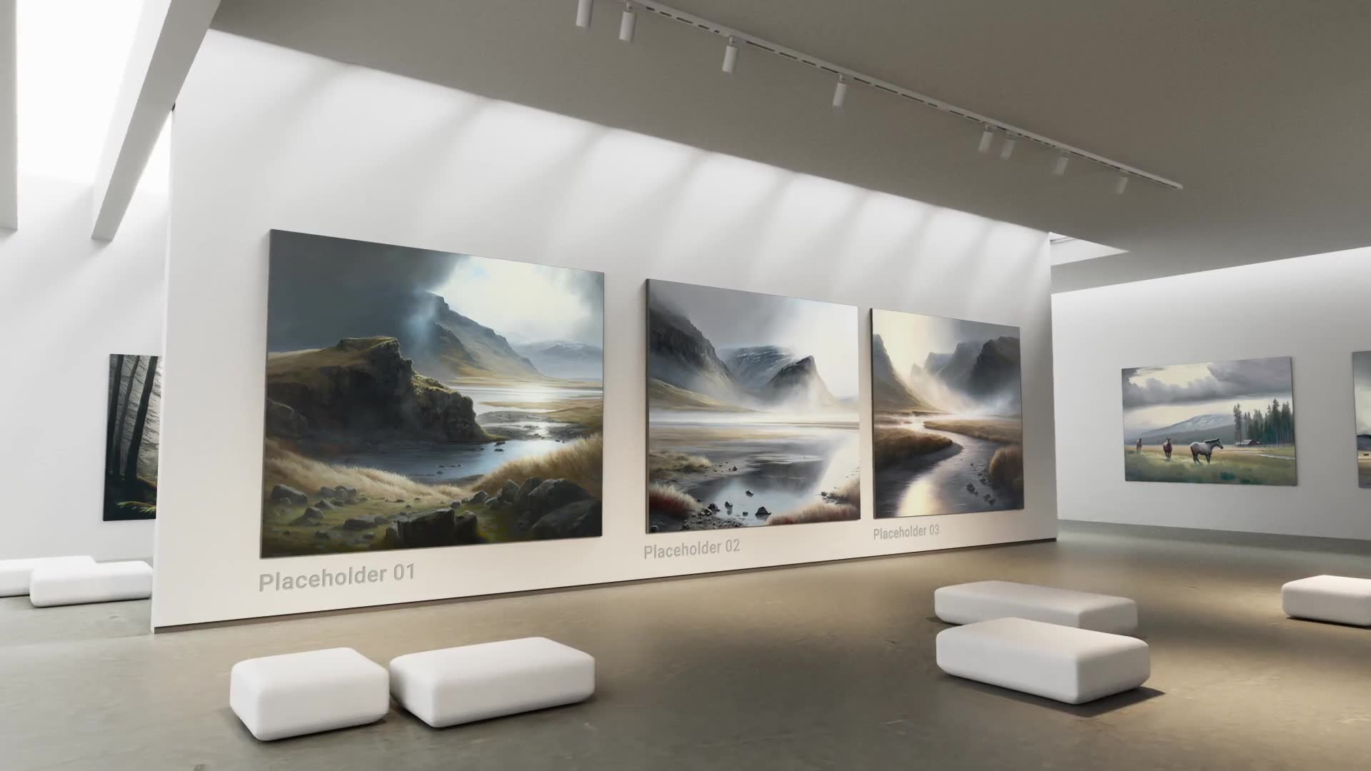 Modern Art Museum Gallery NFT AI Traditional Art Exhibition Videohive 42550449 After Effects Image 2