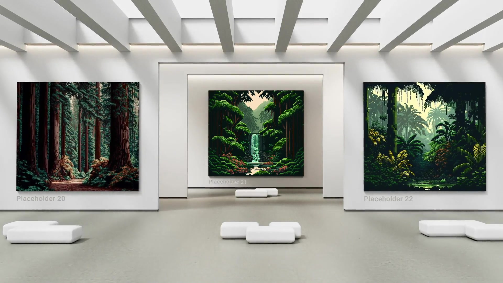 Modern Art Museum Gallery NFT AI Traditional Art Exhibition Videohive 42550449 After Effects Image 5