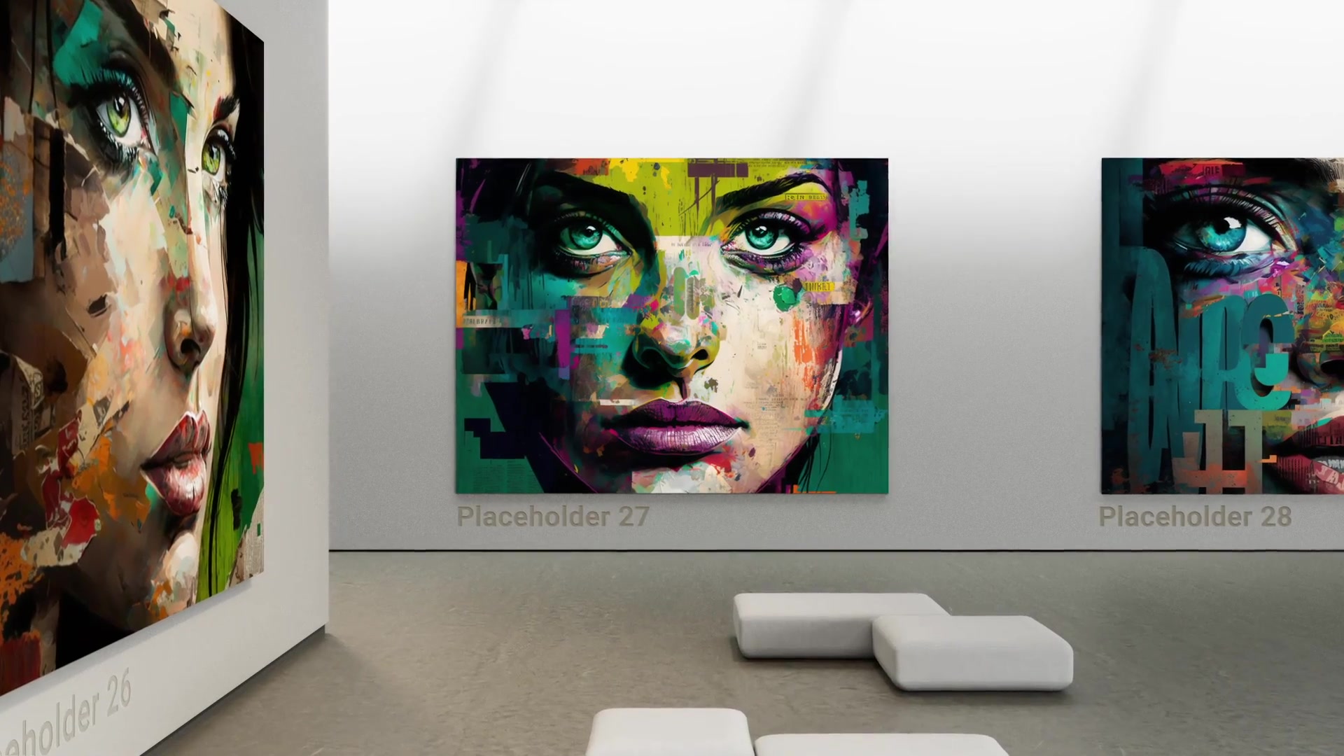 Modern Art Museum Gallery NFT AI Traditional Art Exhibition Videohive 42550449 After Effects Image 6