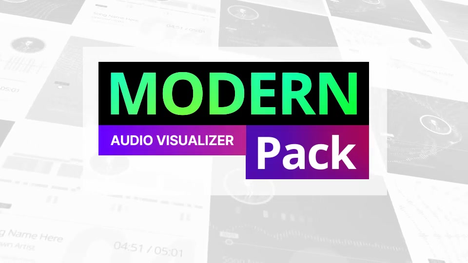Modern Audio Visualizer Minimal Music Visuals Videohive 33349615 After Effects Image 2
