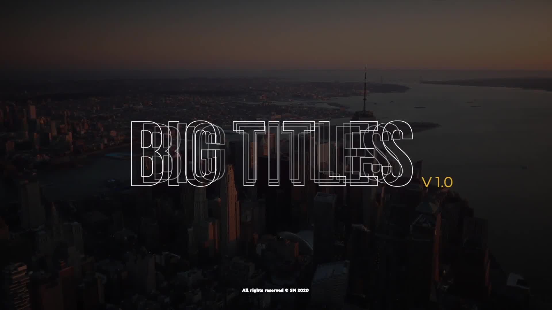 Modern Big Titles | After Effects Videohive 34315988 After Effects Image 1