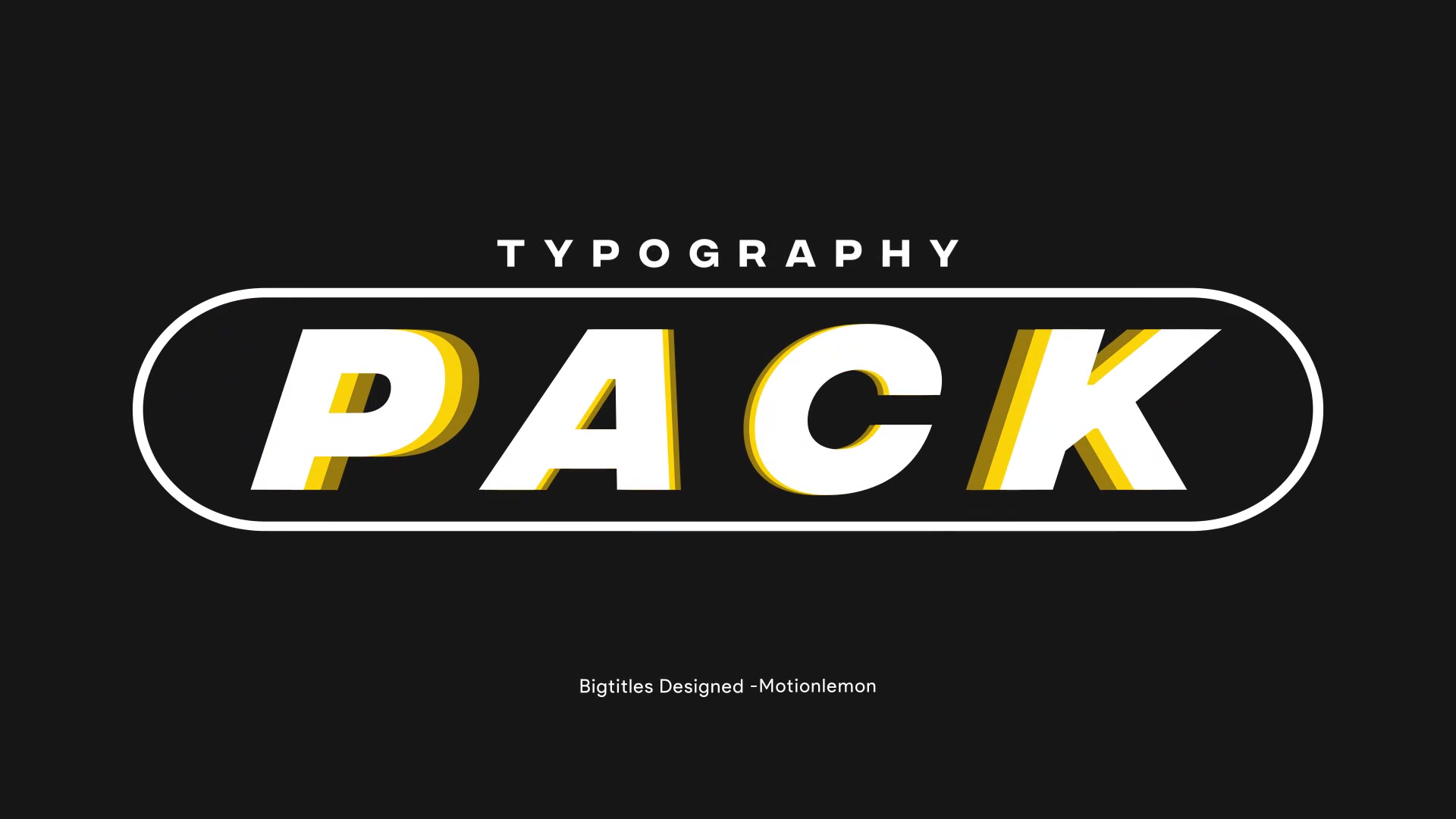 Modern Big Titles Pack Videohive 36709311 After Effects Image 5