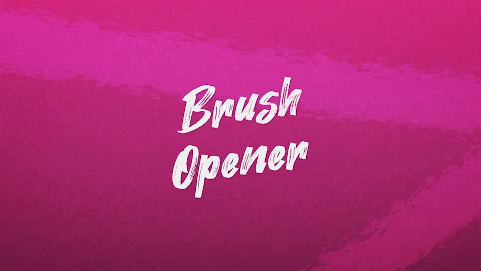 Modern Brush Onener Videohive 25509850 After Effects Image 1