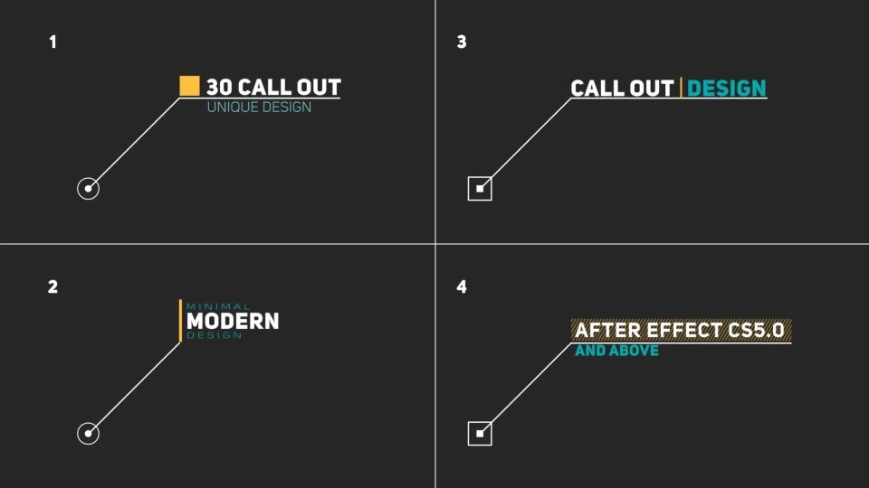 Modern Call Out Titles - Download Videohive 19620807