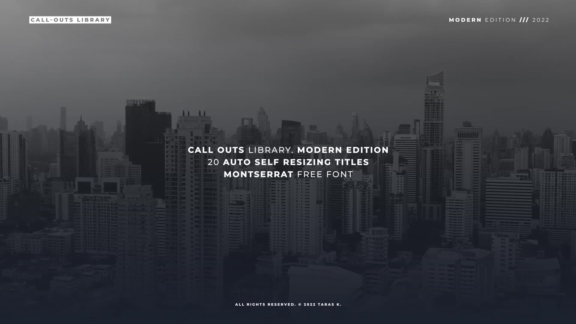 Modern Call Outs 1.0 | After Effects Videohive 36369178 After Effects Image 1