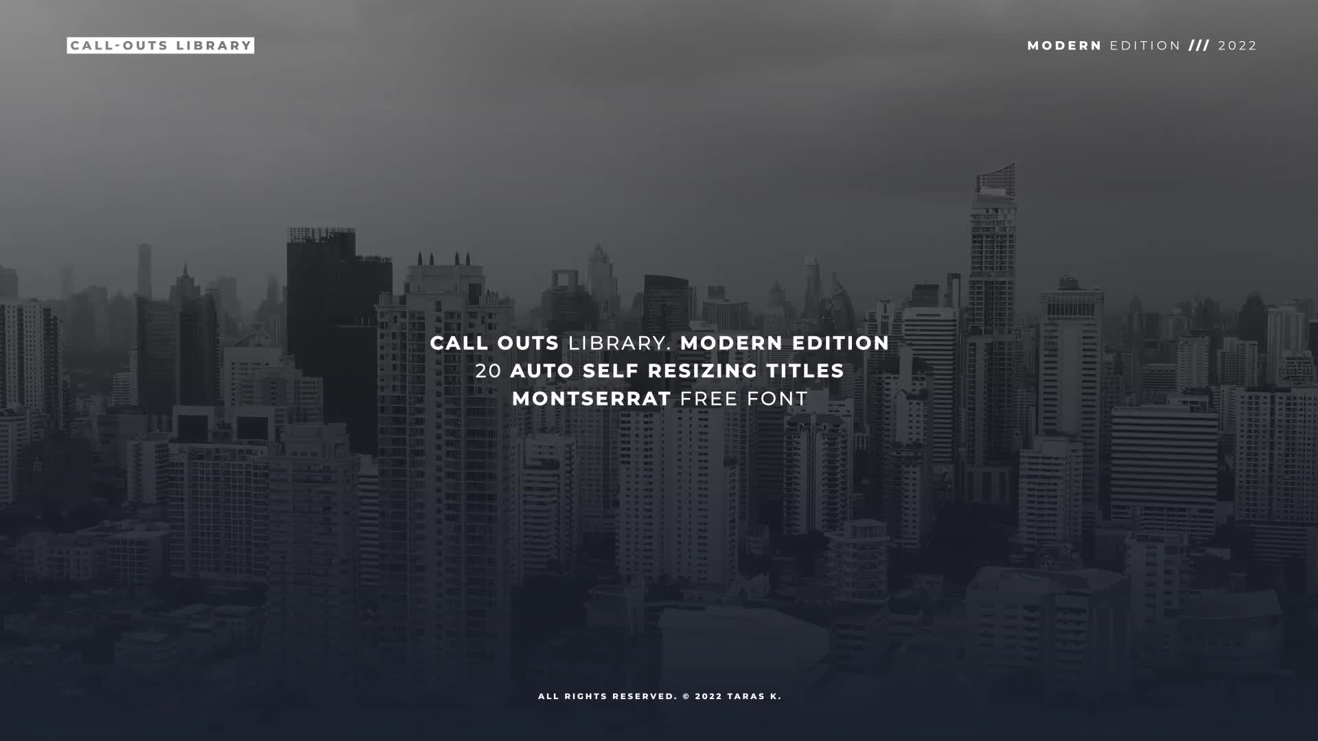 Modern Call Outs 1.0 | Premiere Pro Videohive 36402681 Premiere Pro Image 1