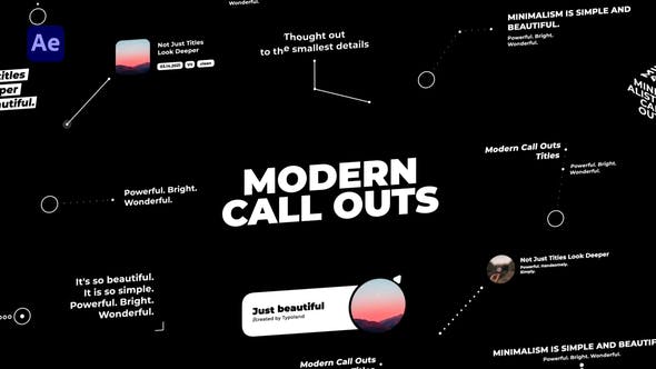 Modern Call Outs - 33314524 Videohive Download