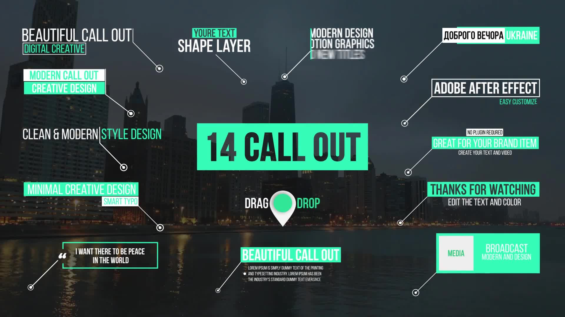 Modern Call Outs | After Effects Videohive 37347799 After Effects Image 1