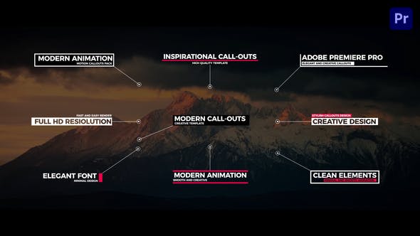 Modern Call Outs For Premiere Pro - Videohive 33639830 Download