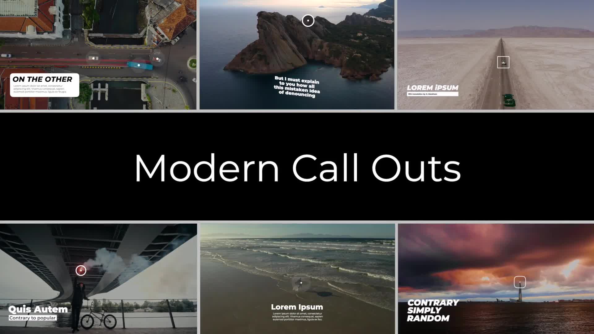 Modern Call Outs | Premiere Pro Videohive 34112436 Premiere Pro Image 1