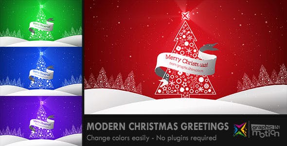 Modern Christmas Greetings - Download Videohive 6103859