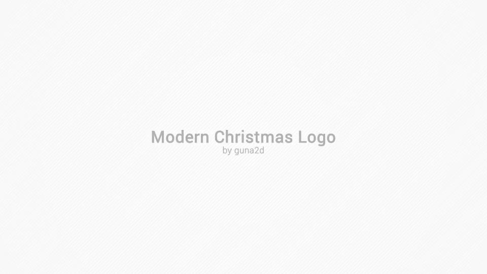 Modern Christmas Logo Videohive 20987686 After Effects Image 1
