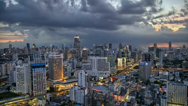 Modern City Skyline Day To Night Timelapse HDR  Videohive 3164999 Stock Footage Image 2