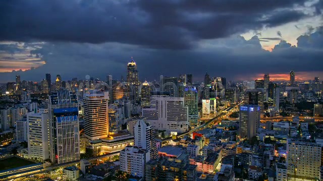 Modern City Skyline Day To Night Timelapse HDR  Videohive 3164999 Stock Footage Image 3